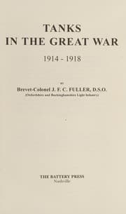 Tapa de Tanks in the Great War 1914-1918