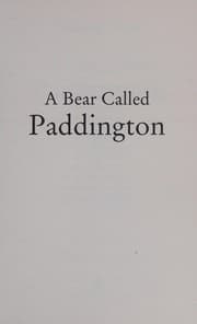 Tapa de Tbp a Bear Called Paddington