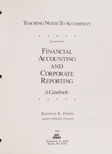 Tapa de Tchg.Notes Fin.Acctg& Corp. Reporting