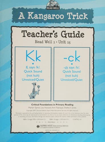 Tapa de Teacher Guide, Unit 15