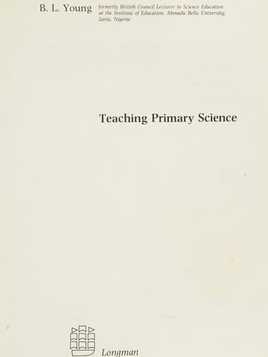 Tapa de Teaching Primary Science