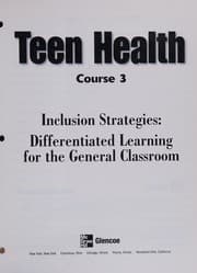 Tapa de Teen Health Course 3 Inclusion Strategies (Differentiated Learning for the Health Classroom)