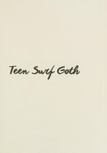 Tapa de Teen Surf Goth