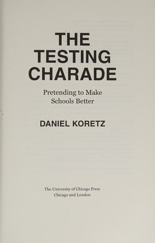 Tapa de The testing charade