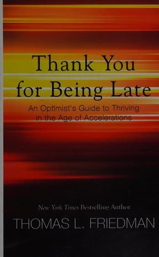 Tapa de Thank you for being late