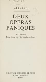 Tapa de Theatre  Avec