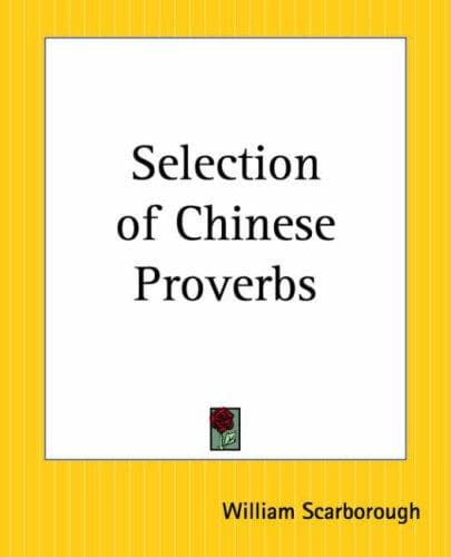Tapa de Selection Of Chinese Proverbs