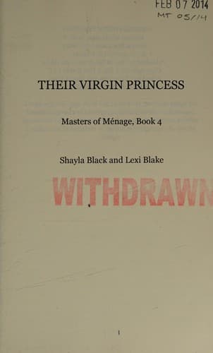 Tapa de Their Virgin Princess