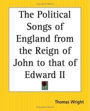 Tapa de The Political Songs Of England From The Reign Of John To That Of Edward Ii