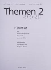 Tapa de Themen aktuell 2. Workbook