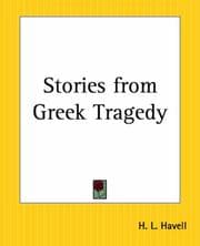 Tapa de Stories From Greek Tragedy