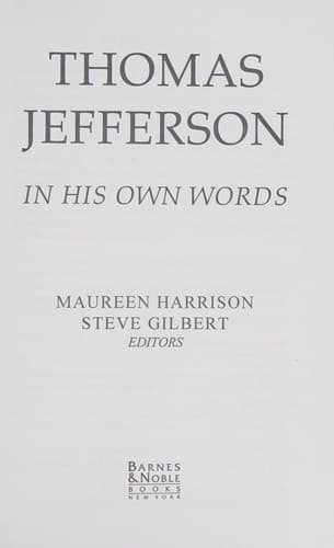 Tapa de Thomas Jefferson