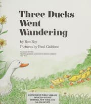 Tapa de Three Ducks Went Wandering