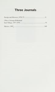 Tapa de Three Journals