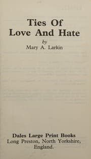 Tapa de Ties of love and hate