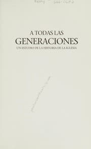 Tapa de A Todas Las Generaciones