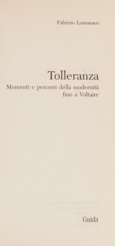 Tapa de Tolleranza