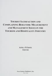Tapa de Tourist satisfaction and complaining behavior