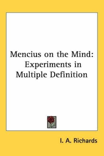 Tapa de Mencius on the mind