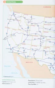 Tapa de Trip 'n Guide for United States Plus Canada and Mexico, Including City to City Mileage Tables (Universal Map)