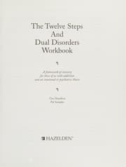 Tapa de Twelve Steps and Dual Disorders Workbook