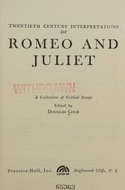 Tapa de Twentieth century interpretations of Romeo and Juliet