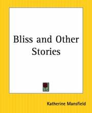 Tapa de Bliss, and other stories