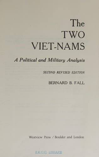 Tapa de The Two Vietnams