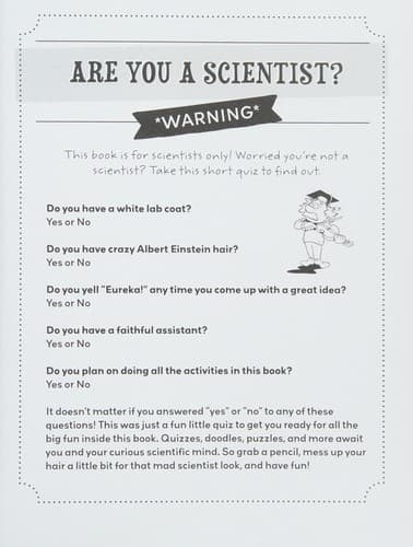 Tapa de Ultimate Activity Book for Mad Scientists
