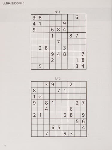 Tapa de Ultra sudoku - N° 3