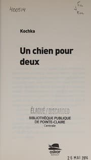 Tapa de Un chien pour deux