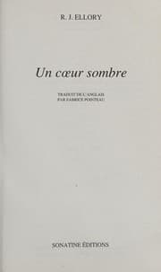 Tapa de Un coeur sombre