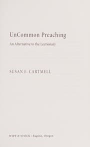 Tapa de UnCommon Preaching