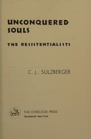 Tapa de Unconquered souls; the resistentialists
