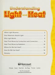 Tapa de Understand Light and Heat, On-level Reader Grade 3-4