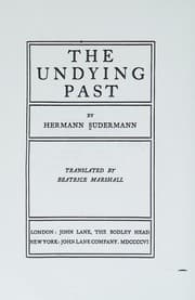 Tapa de The Undying Past