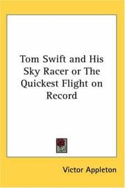 Tapa de Tom Swift and His Sky Racer or The Quickest Flight on Record