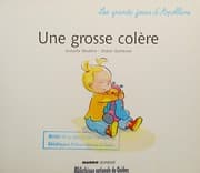Tapa de UNE GROSSE COLERE (APOLLINE) (French Edition)