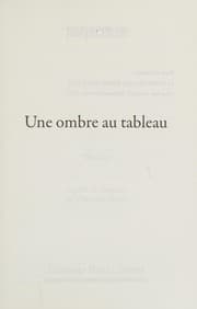 Tapa de Une ombre au tableau