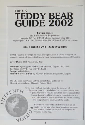 Tapa de United Kingdom Teddy Bear Guide, The