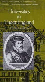 Tapa de Universities in Tudor England
