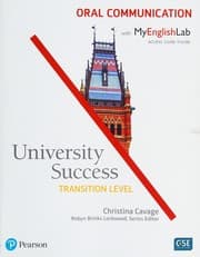 Tapa de University Success Oral Communication, Transition Level