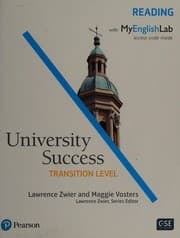 Tapa de University Success Reading, Transition Level