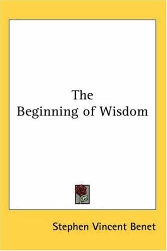 Tapa de The beginning of wisdom
