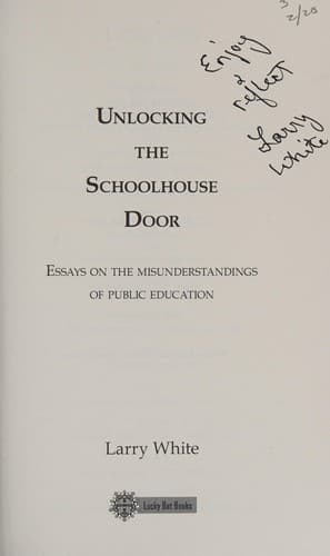 Tapa de Unlocking the Schoolhouse Door