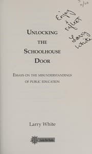 Tapa de Unlocking the Schoolhouse Door