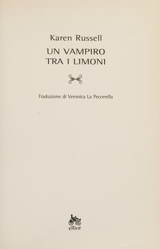 Tapa de Un vampiro tra i limoni