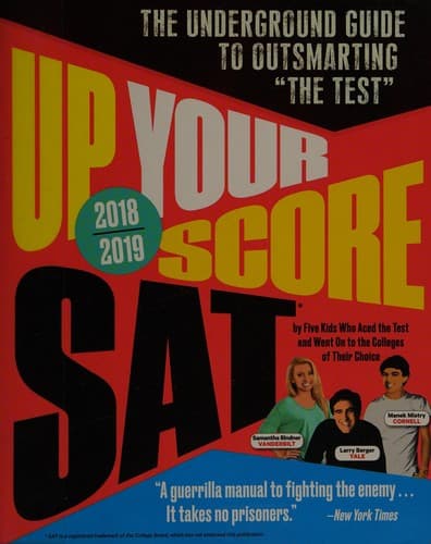 Tapa de Up your score SAT