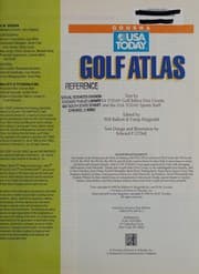 Tapa de USA Today Golf Atlas
