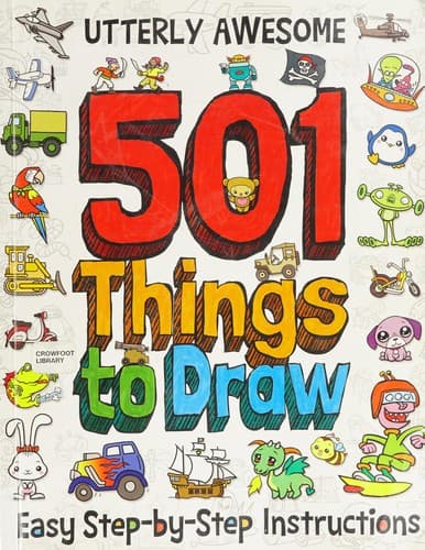 Tapa de Utterly Awesome 501 Things to Draw